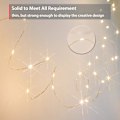 Miniatyrbilde 2 av 5: 1 stk. hvit LED-lyssnor, batteridrevet, 50 lyse mikro-LED