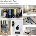 Miniatyrbild 3 av 3: Set med 2 Tvättsbara Moderna Köksmattor Halksäkra Köksmattor för K