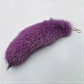 Miniatyrbillede 5 af 5: Plys Cosplay Legetøj Lang Hale Nøglering Dyrehalesform Bløde Nøgleringe Farverig Håndtaske Dekoration Nøglevedhæng Nøglering Charm grøn bønne pasta green bean paste