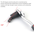 Miniatyrbilde 3 av 5: 1/4 tommers svart 360 graders svingbar ledd pneumatisk slagmuttertrekker Os