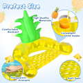 Miniatyrbilde 3 av 5: Ananas oppblåsbar bassengflyter, oppblåsbar bassengflyterstol, Fl