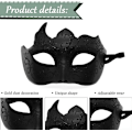 Miniatyrbild 3 av 5: Parmask för par - Venetianskt maskeradmask - Kvinna - Spetsmask