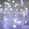 Miniatyrbillede 2 af 5: 1 stk. Varmt Hvid LED Lyskæde, Batteridrevet, 50 Lyse Mikro