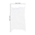 Miniatyrbillede 4 af 5: Hønetpose PE Vævet Reb Mesh Hulpose Heste Slow Feeder Foderopbevaringspose Hvid 120x90cm / 47,2x35,4in