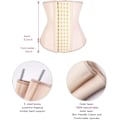 Miniatyrbillede 4 af 5: Taljetræner til kvinder Latex Underbust Waist Corsets Cincher Ho