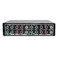 Miniatyrbild 1 av 5: RGB Komponent Switch Selector 5 RCA 3-vägs YPBPR Kabel Komponent Switch AV Switcher för PS2 Wii Xbox