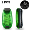 Miniatyrbilde 2 av 5: 2 stk. USB LED Sikkerhetslys - Sterkt Sykkelbaklys Fungerer Brilli