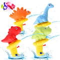 Miniatyrbild 1 av 5: 4 stycken vattenpistoler för barn, dinosaurie vattenpistol, liten lång räckvidd W