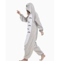 Miniatyrbilde 2 av 4: One Piece Pyjamas - Halloween Cartoon Animal Hooded Button One Piece Pyjamas, Kvinners Hjemmeklær Og Kvinners Pyjamas.S.