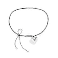 Miniatyrbilde 1 av 5: Midjekjede Dame Magekjede Sommer Strand Kroppssmykker Hjerteanheng Justerbare Midjekjeder Legeringsmateriale for Kvinner Silver Plated