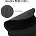 Miniatyrbilde 5 av 5: Håndleddsstøttepute, ergonomisk musematte med minne skum, sklisikker gummimusehåndleddsstøtte for arbeidsspill