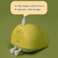 Miniatyrbillede 4 af 5: Nirvana Pære med Sovelampe, USB-opladning, Ingen Ekstrem Dæmpning, Lille Varm Natlampe til Børneværelse, Sød LED Sengelampe, Gul