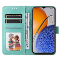 Miniatyrbild 4 av 5: Solros Läder Telefonfodral För Huawei nova Y61 Green