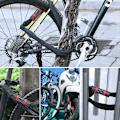 Pikkukuva 4 / 4: Code Bike Chain Lock, 5-numeroinen pyörän lukko, 5,5 mm x 90 cm sinkkiseos