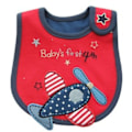 Miniatyrbild 5 av 5: Babyhaklapp Vattentät Bomull 3-pack Haklappar Bandana Haklapp för Bebis