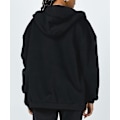 Miniatyrbild 3 av 5: Kvinnors dragkedjor upp huvtröjor sweatshirts kläder tonårsflicka höst casual jackor med.S.svart
