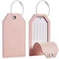 Miniatyrbillede 1 af 5: 6,5*11,5 cm, (Pink), 2 stk. TravelMore Polyurethan Kuffertmærker -