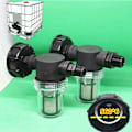 Miniatyrbillede 3 af 4: Tilslutning til 1000 liters regnvandstank (1/2'' han-gevind), forbindelse til regnvandssamler med filtrering, adapter til S60x6 IBC-tank