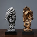 Miniatyrbillede 3 af 3: 1 stk. Statue, Moderne Harpiks Skulptur Dekorativ Kunst Statue Kreativ