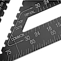 Miniatyrbilde 4 av 5: Speed ​​Square Wood Measuring Tool, Aluminiumlegering Carpenter's Sq