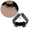 Pikkukuva 2 / 4: Säädettävä pituinen kaulakoru kangaskukka choker-kaulakoru retrotyylinen kaulakoru täydellinen lahja muodin ystäville