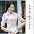 Pikkukuva 5 / 5: 10 kpl 10 mm Cheongsam Helmiäishohtoiset Kupumaiset Ompelunapit Jäljitelmä Jade Osittaiset Reiät Tang-pukuun Hanfu Hartsi Pyöreät Helmet 11 (iso punainen) 11 (big red)