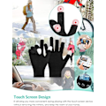 Miniatyrbild 4 av 5: Vinter Touchscreen Handskar Stretchy Stickade Touchscreen Handskar Unisex