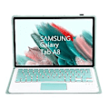Pikkukuva 3 / 4: Näppäimistö + Kotelo Samsung Galaxy Tab A8 2021 Vaaleanvihreä Light green