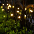 Miniatyrbild 1 av 4: Solcellsdriven LED-lampa i Firefly-form, Vattentät Dekoration, Varmvit Ljus