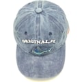 Miniatyrbillede 4 af 5: Shark broderet bomulds baseball kasket vasket distressed far hat