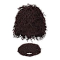 Miniatyrbillede 1 af 5: Strikket Hue Strik Beanie Hue Casual Udklædningrekvisit Mænd Kvinder Vinter Varm Hovedbeklædning Fuzzy Vinterhue til Ferie Snowboarding (Kaffe L)