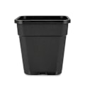 Miniatyrbilde 2 av 5: Plantekasse svart 2-pakning 14 #, firkantet plastboks svart