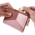 Miniatyrbillede 3 af 5: Pink Dame Kreditkort Pung Pengepung PU Læder Bifold Punge