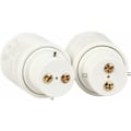 Miniatyrbild 3 av 5: 2-pack - B22 till E27 Sockeladapter - Konverterar Lampbas till Skruv