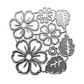 Miniatyrbillede 1 af 5: Blomsterblad Skærestencils DIY Album Stempel Papirkort Prægning Scrapbooking til Hjem Festival Fest Kortfremstilling Form Sølv