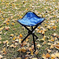 Miniatyrbild 5 av 5: Fällbar Sittpall Tripod Stol för Utomhusvandring Camping Fiske Användning Höjd 30cm Fällbar 3-bens Stol Portabel Grön Green