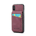 Pikkukuva 1 / 5: Crazy Horse PU -kotelo iPhone XR:lle Wine Red