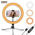 Miniatyrbilde 1 av 5: LED Ringlys For Direktesending Og Videoskudd, 6 Tommer Ring