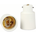 Miniatyrbild 4 av 5: 2-pack - B22 till E27 Sockeladapter - Konverterar Lampbas till Skruv