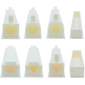 Miniatyrbild 3 av 6: Sushi-set 10 delar/Risrulleform - 5 unika former - Hjärta, Cirkel, Pyramid, Kvadrat, DIY Japansk matlagning, svart