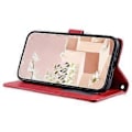 Miniatyrbild 4 av 5: För Samsung Galaxy A32 4G (EU Version) Crossbody Mobilskal Rombleder Plånboksfodral Style F