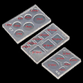 Miniatyrbilde 4 av 5: Silikon Rund Oval Firkant Form Resin Epoxy Form Ellipse Former Anheng Støping for UV Resin Håndverk DIY Smykkeverktøy 2
