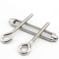 Miniatyrbilde 5 av 5: M6 304 Rustfritt Stål Haken og Øyet Turnbuckle - Pakke med 5