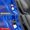 Miniatyrbild 3 av 5: 4 Set TRD Dörrstabilisator Dörrlås Skydd Spärrar Skydd för Subaru Alla Serier BRZ XV Forester Le