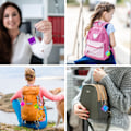 Miniatyrbillede 2 af 10: 30 firkantede mini fidget legetøj til børn, børns stressaflastende squeeze nøglering legetøj
