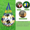 Miniatyrbilde 3 av 5: Fotballnettpose Nylon Mesh Ball Bag Basketballnettpose Mesh Singel