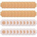 Miniatyrbilde 2 av 7: 40 stk. Brystklistremerker Concealer-klistremerker, Petalformede bryst- og brystvorteklistremerker, Vanntett svømme-lim, Gjenbrukbare