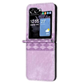 Miniatyrbillede 3 af 4: Plaid Præget Læder Etui Til Samsung Galaxy Z Flip6