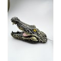 Miniatyrbilde 2 av 5: Tredelt ornament krokodille simuleringsdyr verdensmodell, Ga