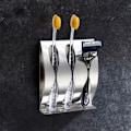 Miniatyrbillede 3 af 5: Vægmonteret Tandbørsteholder, Rustfrit Stål Razor Holder Opbevaring